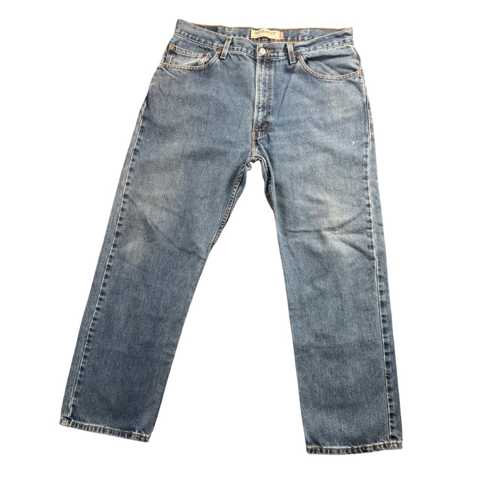Vintage Levi's 505 Jeans Mens 38x30 (36x29) Medium Wash Straight Leg Y2K Skater